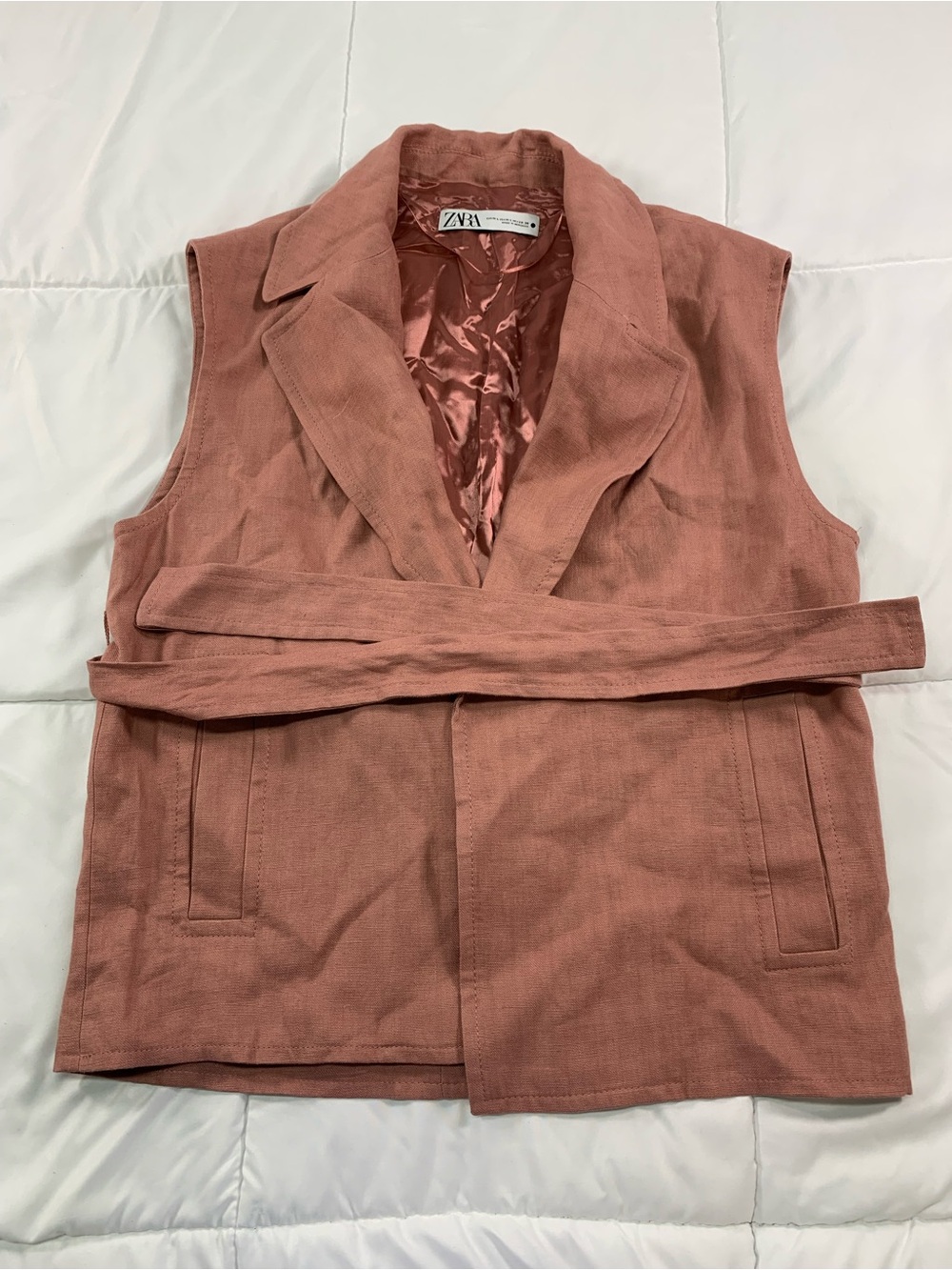 Preloved Zara waistcoat vest size M-L